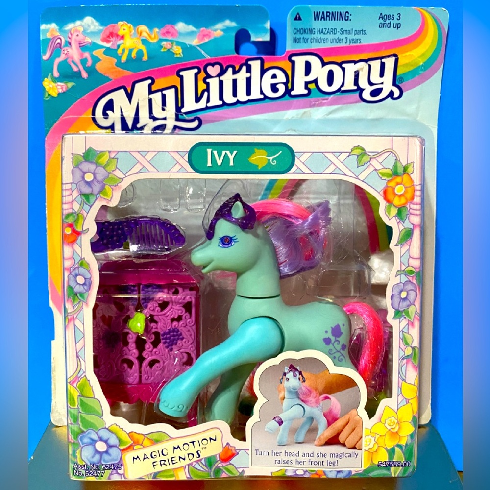 MY LITTLE PONY G2 VTG 1997 MAGIC MOTION FRIENDS COLLECTIBLE IVY w/ ACCES…